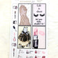 Hollywood Glam Matte Stickers - 2 Sheets