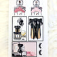 Hollywood Glam Matte Stickers - 2 Sheets