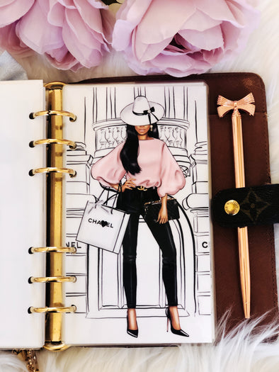 Chic Hat Lady Planner Dashboard