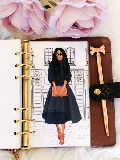 Chic Sunglasses Lady Planner Dashboard