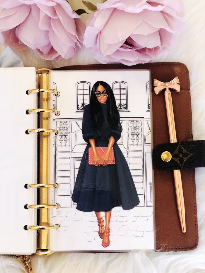 Chic Sunglasses Lady Planner Dashboard