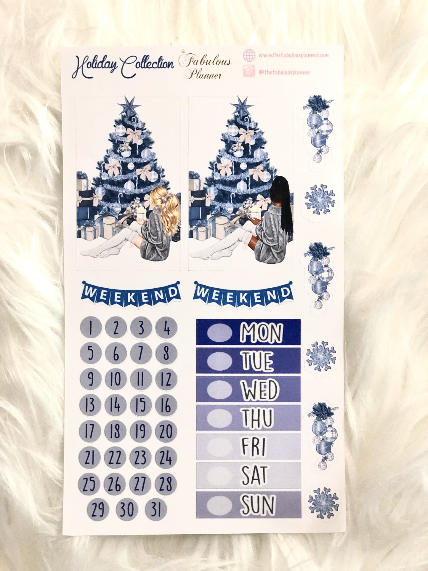 Holiday Magic Matte Stickers - 3 Sheets