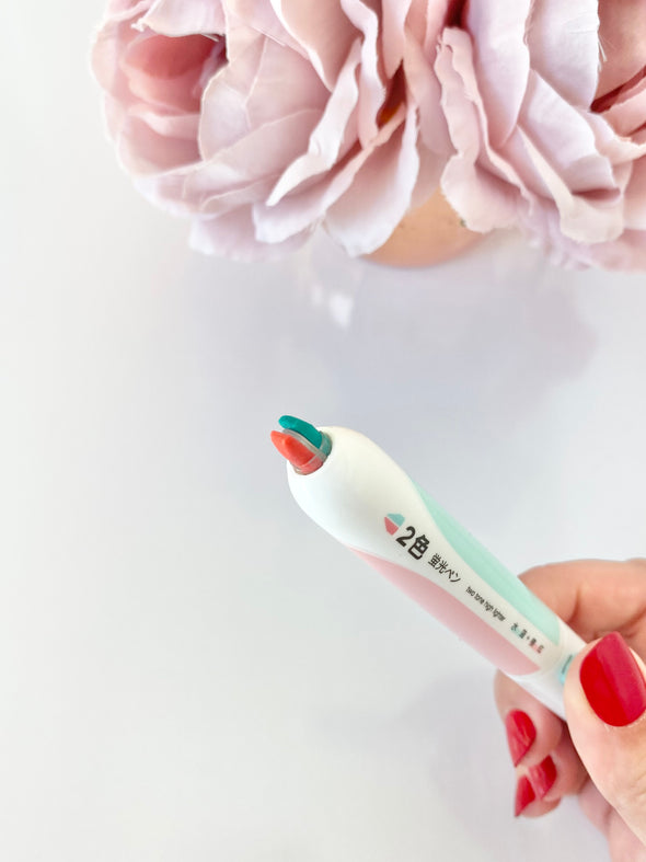 Dual Tone Highlighter Pen