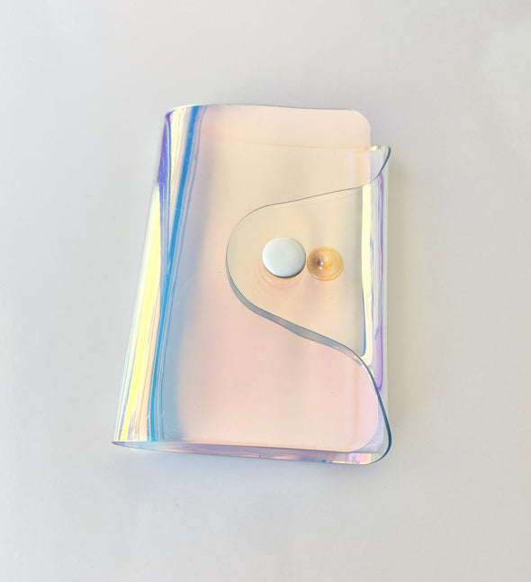 Clear Hologram Transparent  Credit Card/Mini Sticker Storage Holder