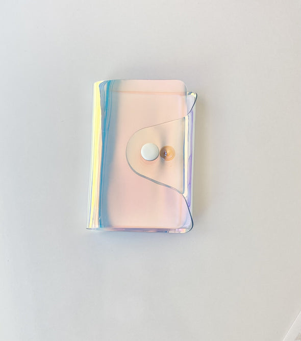 Clear Hologram Transparent  Credit Card/Mini Sticker Storage Holder