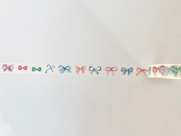 Watercolor Bow Washi Tape