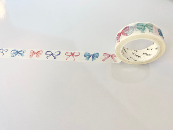 Watercolor Bow Washi Tape