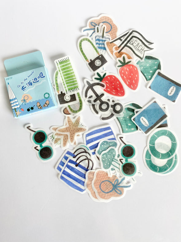 Travel Clear Die Cut Stickers