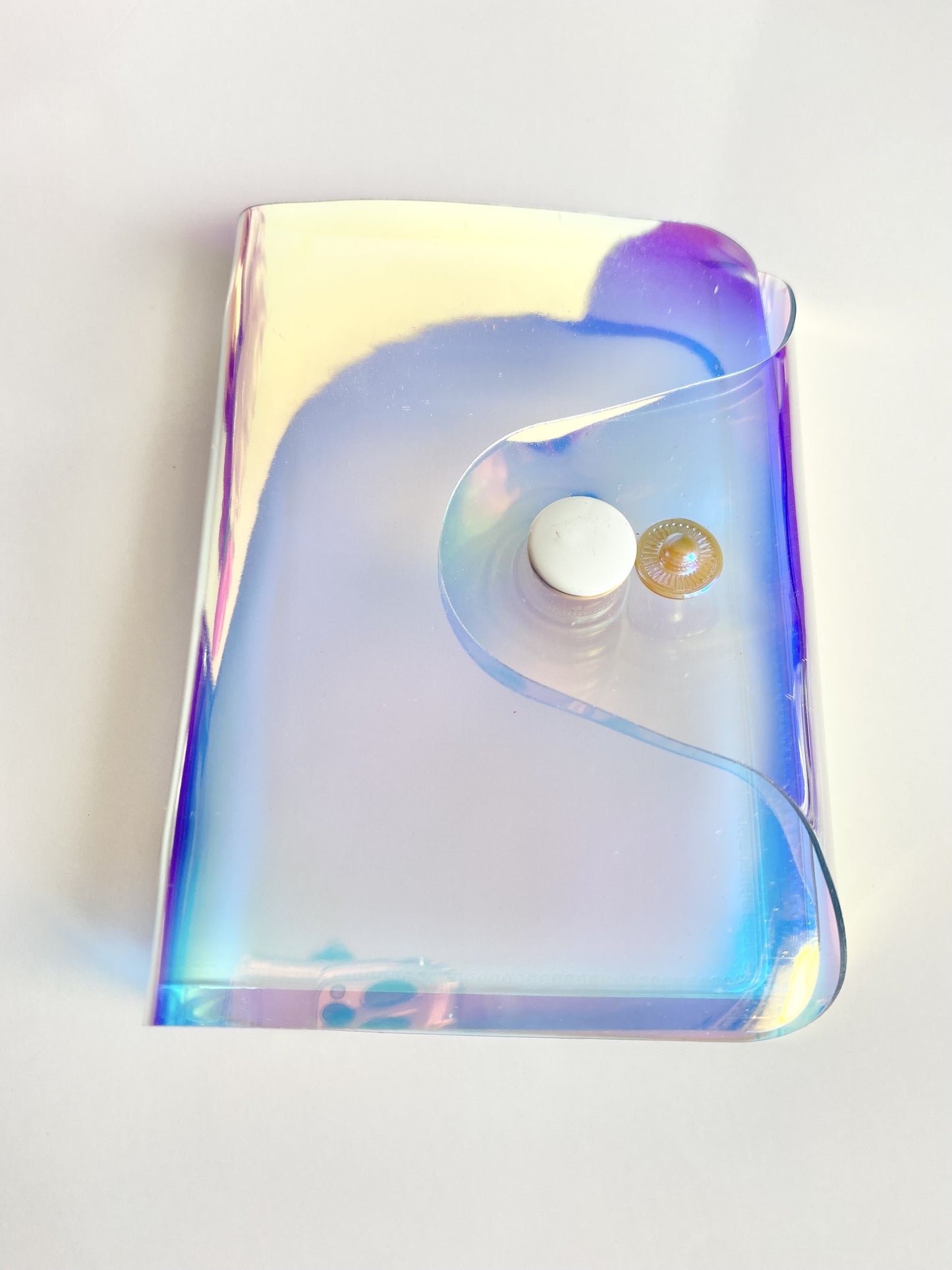 Clear Hologram Transparent  Credit Card/Mini Sticker Storage Holder