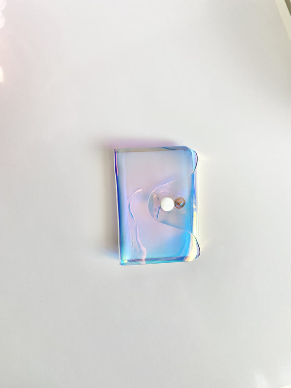 Clear Hologram Transparent  Credit Card/Mini Sticker Storage Holder