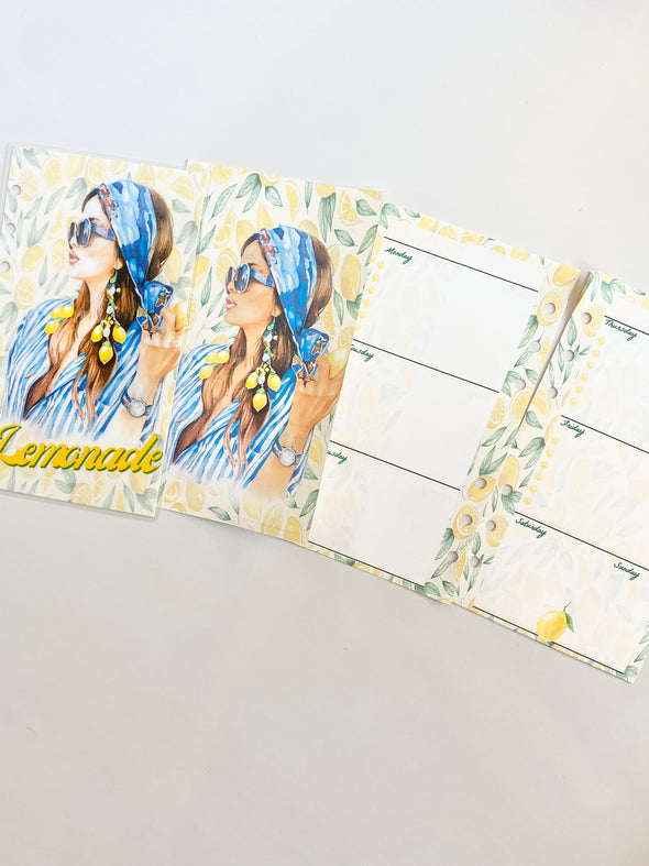 Lemonade Planner Weekly Inserts