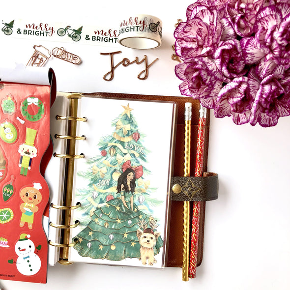 Christmas Girl Holiday Planner Dashboard