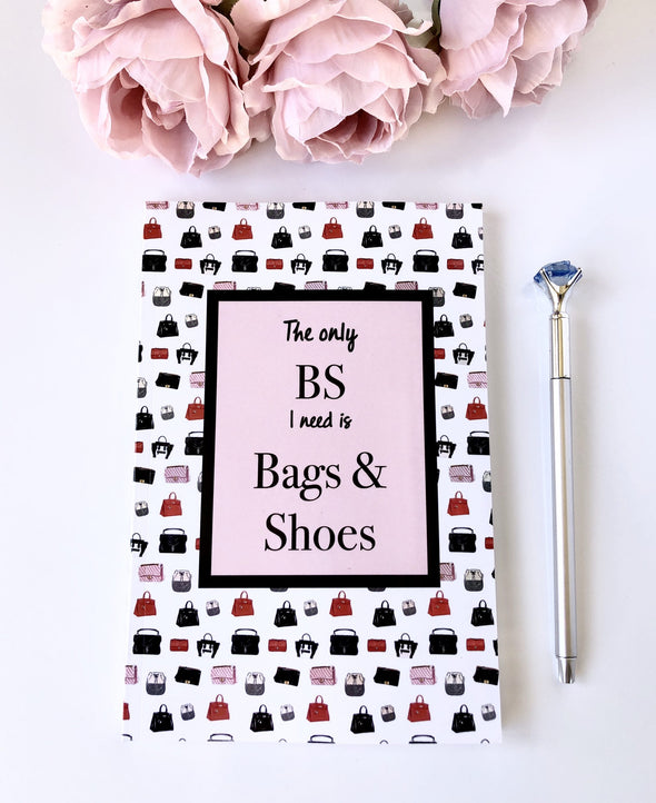 Shoes and Bags Lovers Lined Journal