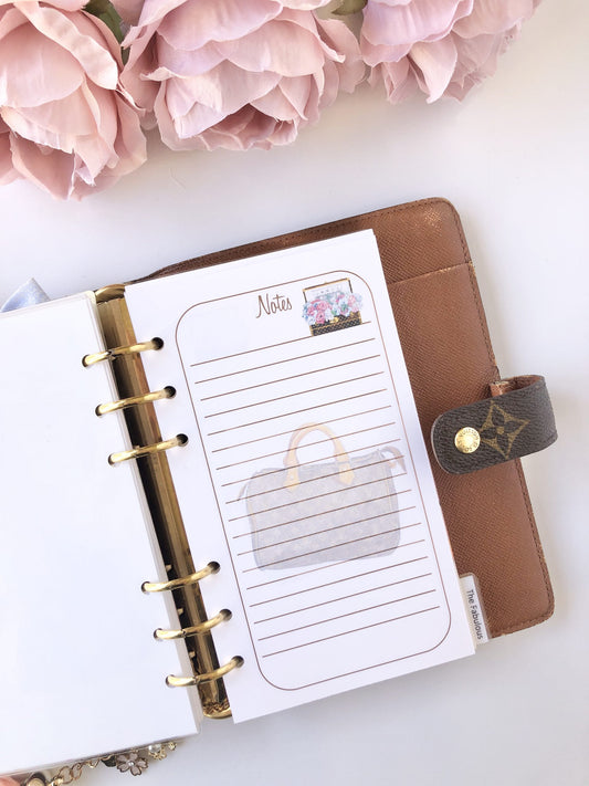 Fancy Trunk Notes Pages