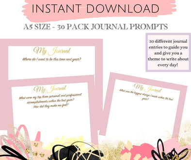 A5 Journal Prompts - Printable