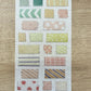 Rainbow Patterned Clear Tape Planner Stickers - Set of 15