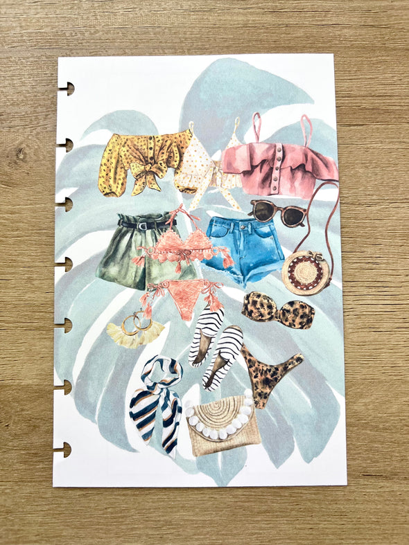 Summer Getaway Collection Planner Weekly Inserts