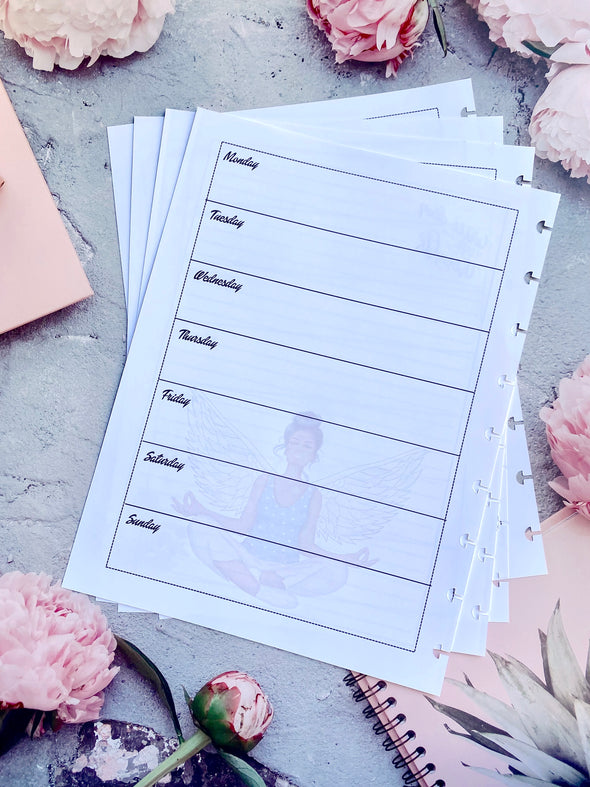 Mindfullness Collection Planner Weekly Inserts