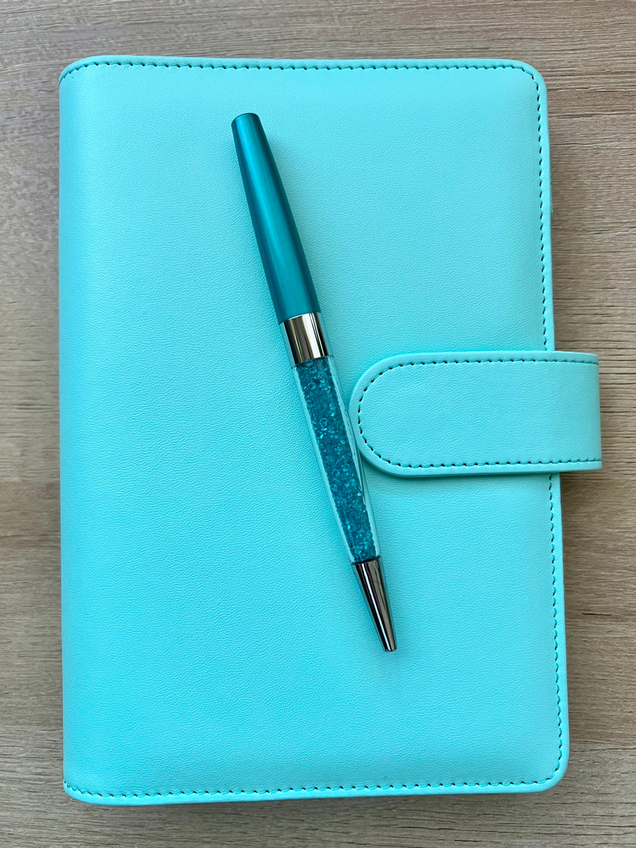 Turquoise Dark Green Crystal Ballpoint Pen – The Fabulous Planner