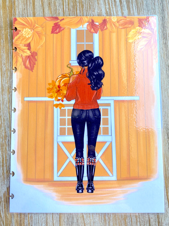 Set of 2 - Autumn Fall Spice Collection Planner Dashboard