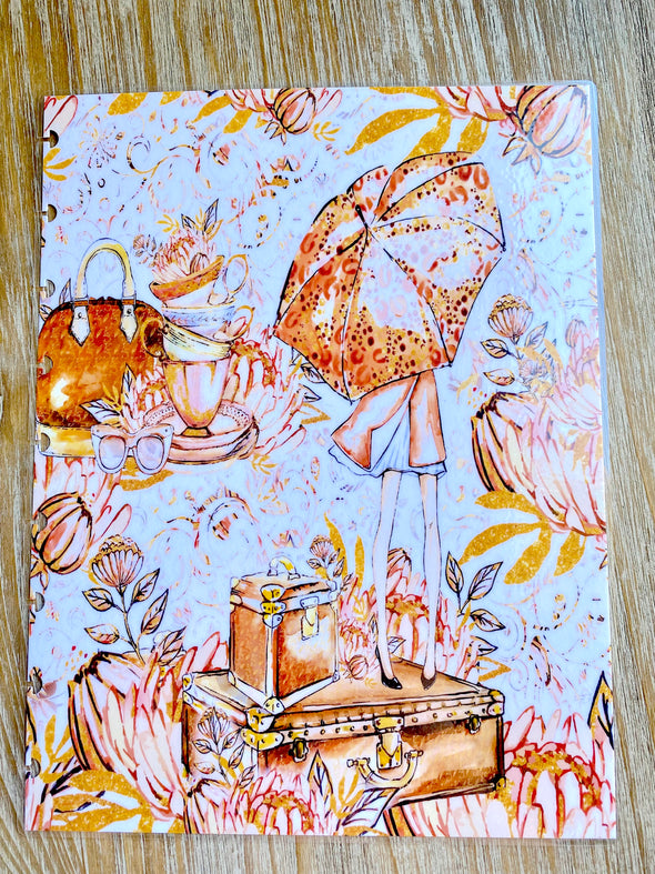 Set of 2 - Autumn Fall Spice Collection Planner Dashboard