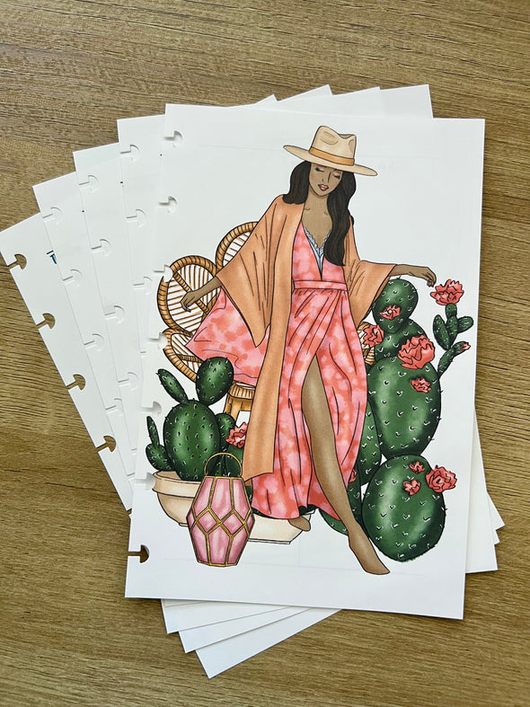 Summer Boho Collection Planner Weekly Inserts