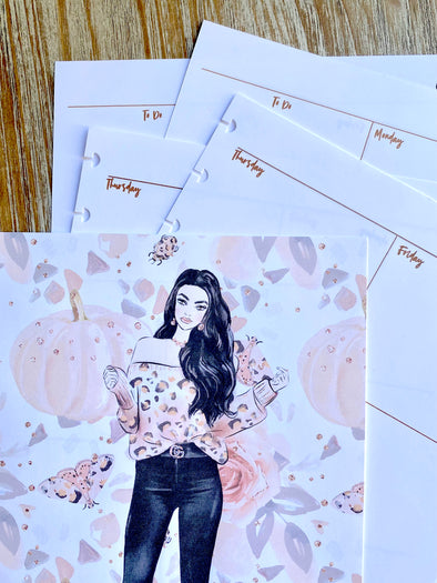 Fall Spice Collection Planner Weekly Inserts