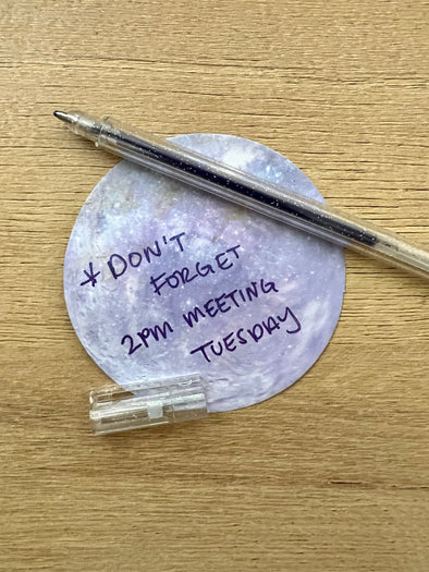 Purple Glitter Gel Pen