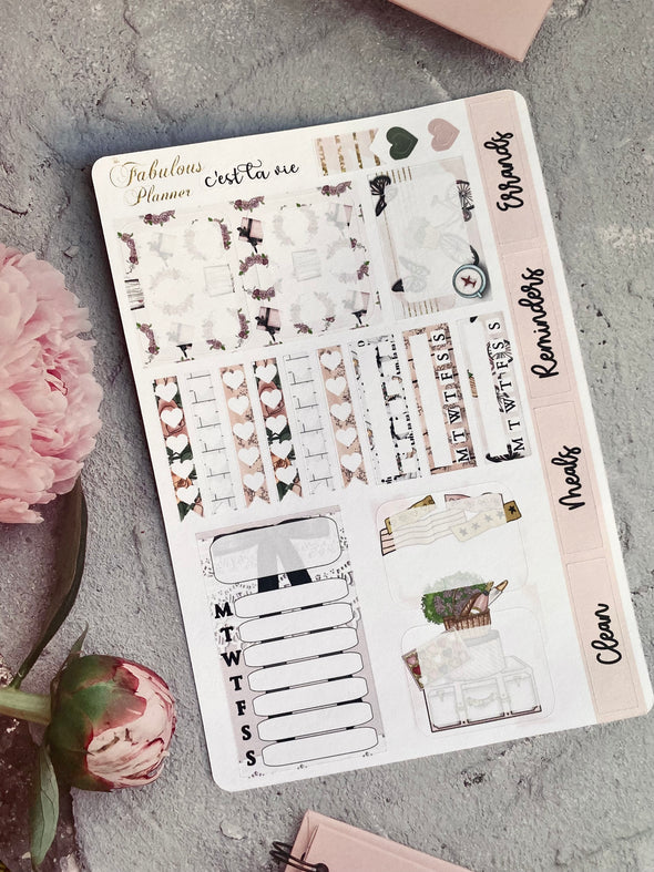 Paris Valentines C'est La Vie Sticker Kit
