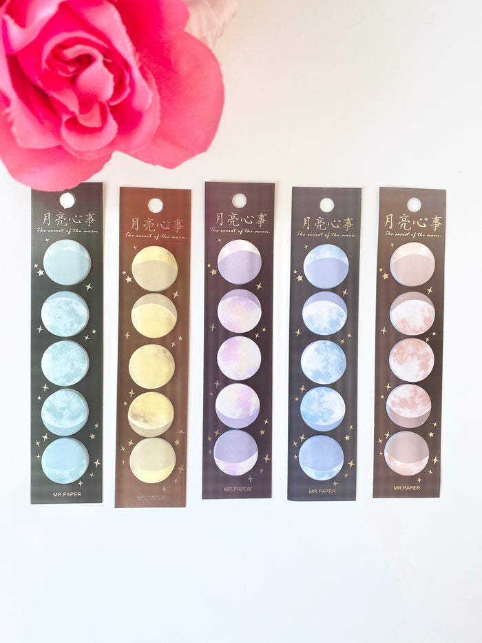 Moon Phases Page Flags