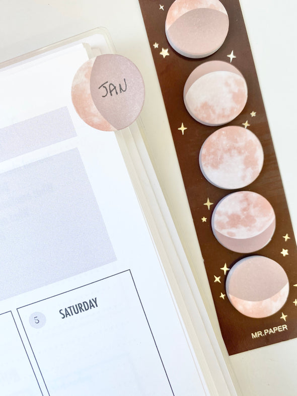 Moon Phases Page Flags