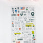 New York City Clear Stickers - 1 Sheet