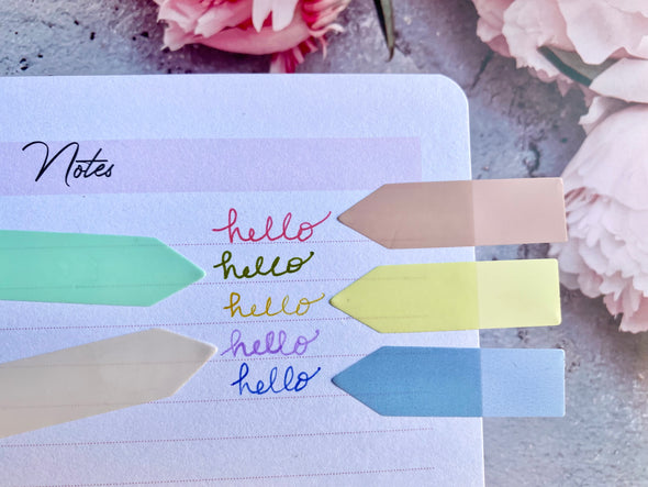 Pastel Sticky Page Flags