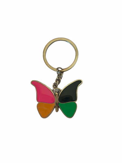 Butterfly Metal Keychain