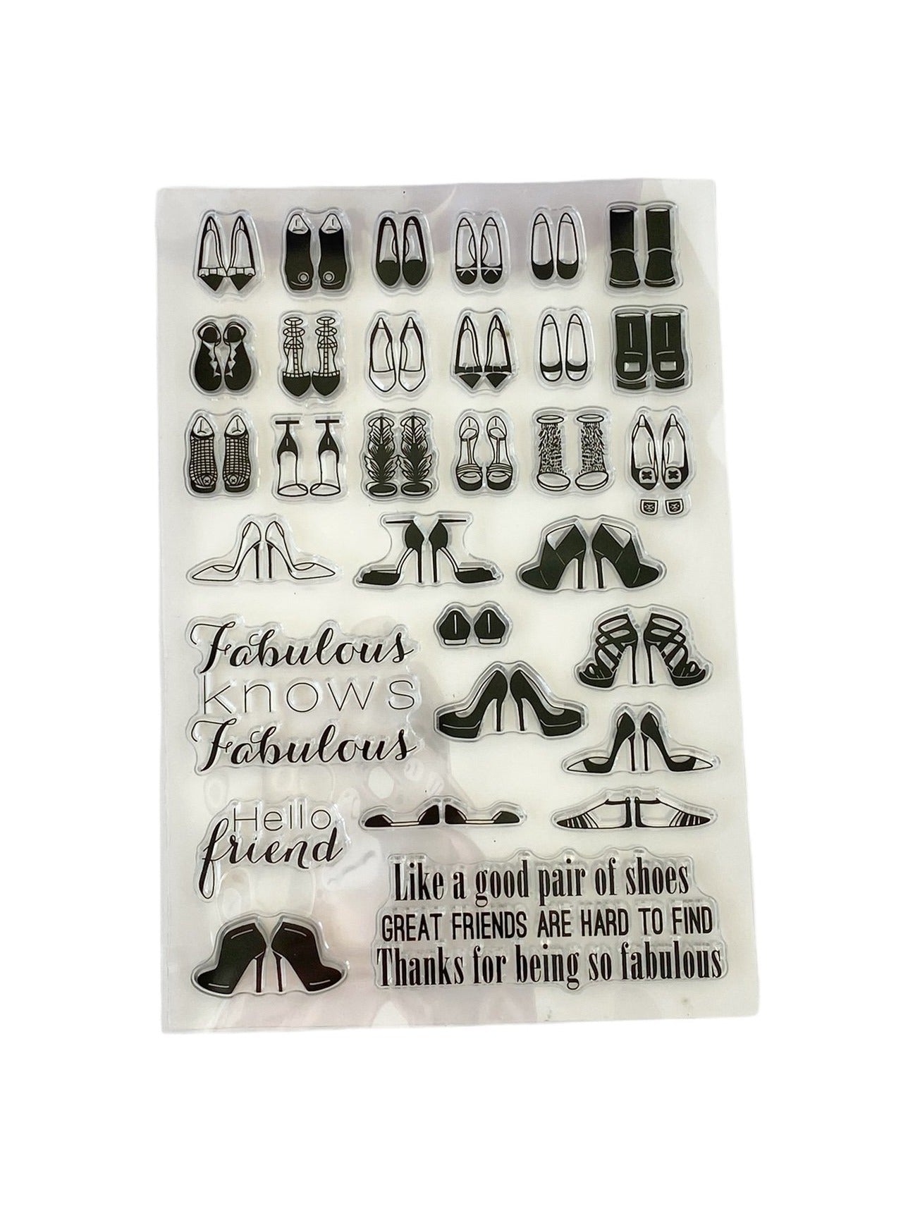 Fancy Shoes Planner Bujo Stamp