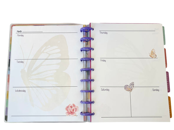 Miss Butterfly Planner Weekly Inserts