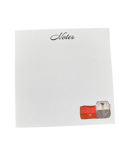 Designer Handbags Sticky Notes Notepad