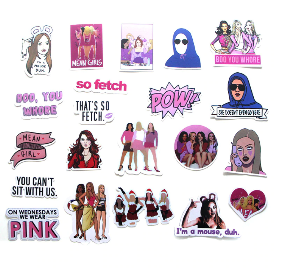 Mean Girls Die Cut Stickers