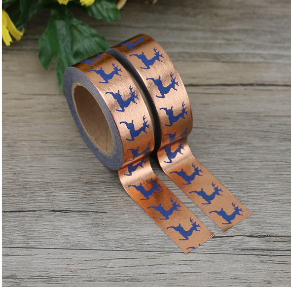Winter Holiday Gold Foil Washi Tape