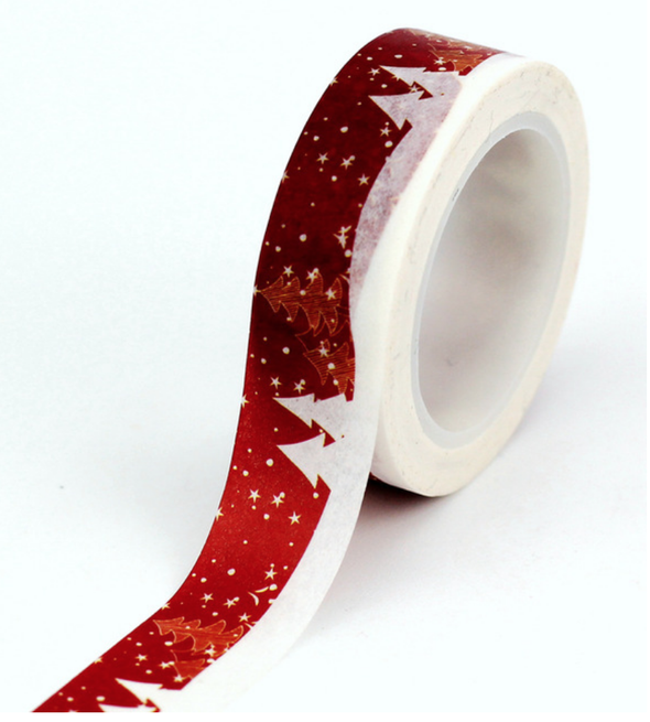 Christmas Holiday Gold Foil Washi Tape