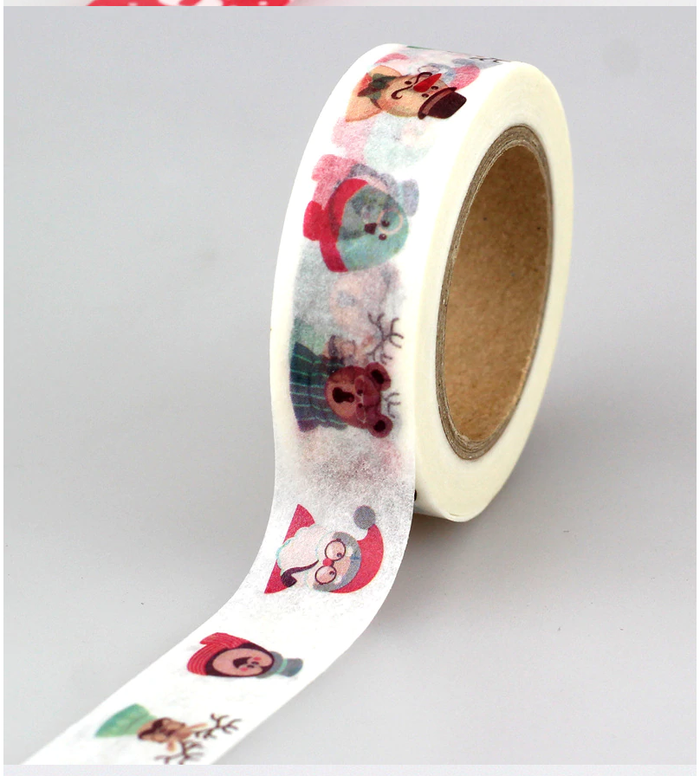 Christmas Holiday Gold Foil Washi Tape