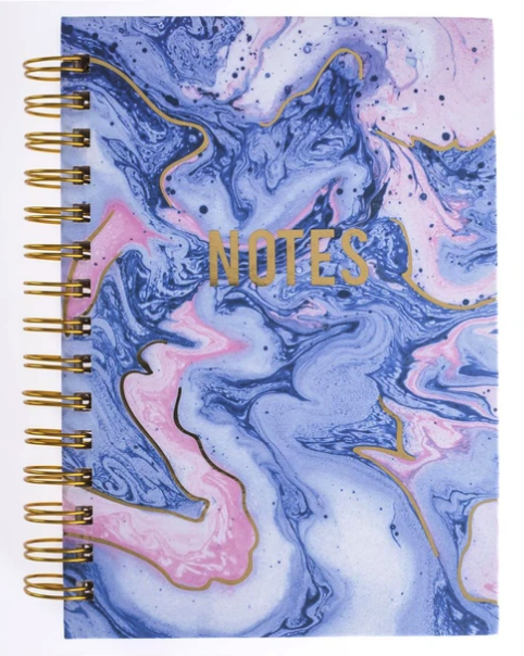 Blush & Blue Marble Journal