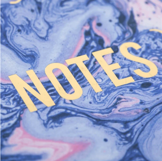 Blush & Blue Marble Journal