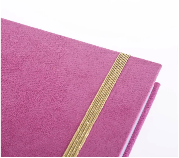 Bright Pink Velvet Journal