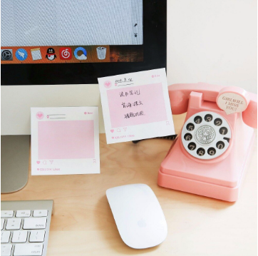 Instagram Notepad Memo Sticky Notes