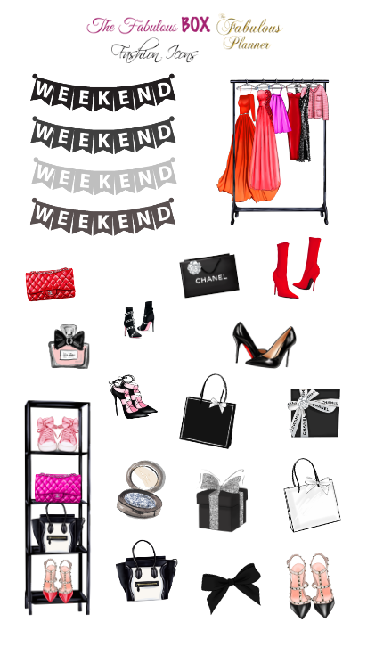 Fashion Icons Sticker Set - 3 Sheets