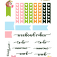 Summer Paradise Sticker Kit - 3 Sheets