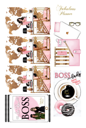 Girl Boss Stickers - 4 Sheets