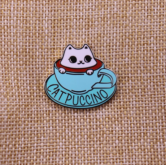 Catpuccino Enamel Pin
