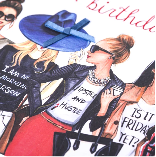 Fashionista Birthday Card